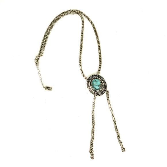 American Eagle turquoise pendant drop Necklace